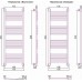 Сунержа Богема Полотенцесушитель водяной 40x120h, цвет: без покрытия 00-0221-1240