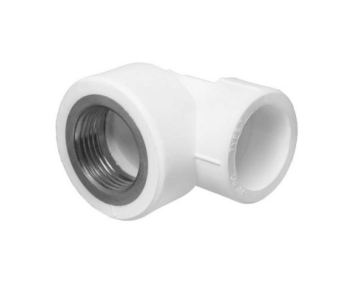 Угольник PP-R бел комб Дн32х1" ВР PRO VALFEX 10125032-PRO Угольник PP-R бел комб Дн32х1" ВР PRO VALFEX 10125032-PRO