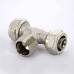 Тройник обжим-Н никелированный UNI-FITT 20х1/2"х20