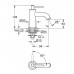 Вентиль для раковины GROHE Atrio New, вертикальный, рукоятка-рычаг, размер XL, холодный рассвет глянец (20021GL3)