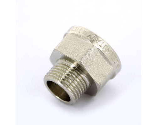 Переходник НВ никелированный TIEMME 3/8"x1/2"