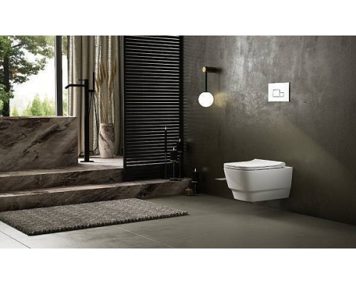Boheme Bello Унитаз подвесной 35,5х53х32h см, цвет: белый 971-MW