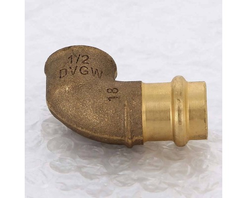 Угол пресс-В бронза Sanpress VIEGA 18х1/2"