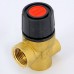 Клапан предохранительный ВВ с отверстием для манометра 1/4" EMMETI 1/2" 3 бар