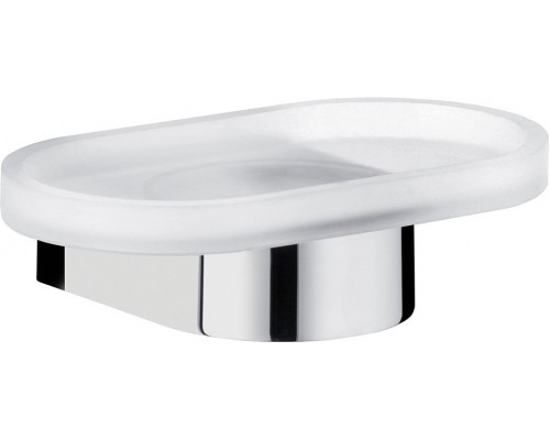 30055019000 EDITION 300 Держатель настенный с матовой хрустальной мыльницей, хром 30055019000