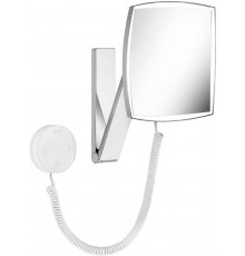 17613019000 ILOOK_MOVE Косметическое зеркало, квадратное, 5-уровневая подсветка, стеклянная панель управления, фактор увеличения x 5, хром 17613019000