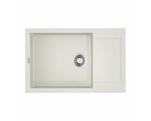 Мойка, OMOIKIRI, Sakaime, шгв 780-500-220, отверстия для смесителя-4 промаркированных, цвет-белый