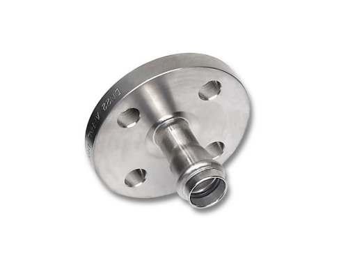 Пресс-фланец, Sanha, NiroPress AISI304L, PN10/16, DN 80/88,9 mm, 91-VA-PF.3