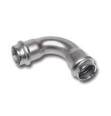 Отвод, Sanha, NiroPress AISI304L, 90°, ВПр-ВПр 139,7, нержавеющая сталь, 91002A.3