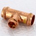 Тройник пресс медь Profipress G VIEGA 28х22х28