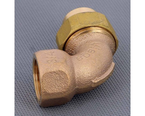 Угол с разъемным соединением пайка-В с коническим уплотнением VIEGA 22х3/4"