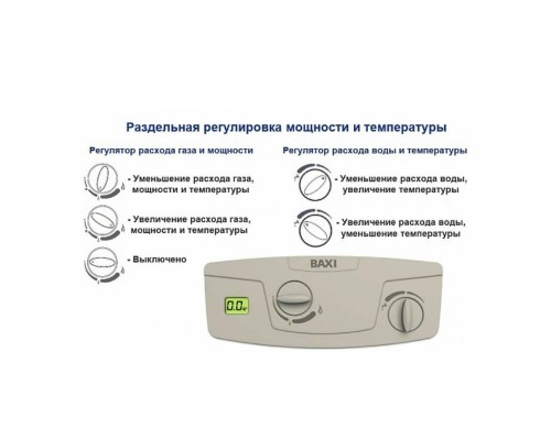Газовый проточный водонагреватель BAXI SIG-2 14i