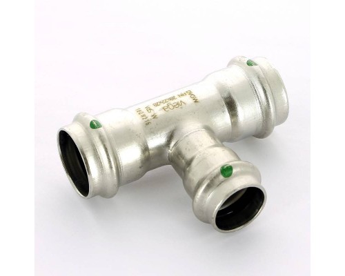 Тройник пресс нержавеющая сталь Sanpress Inox VIEGA 28х22х28