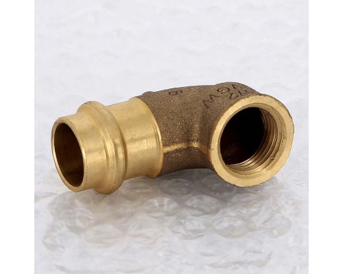 Угол пресс-В бронза Sanpress VIEGA 18х1/2"