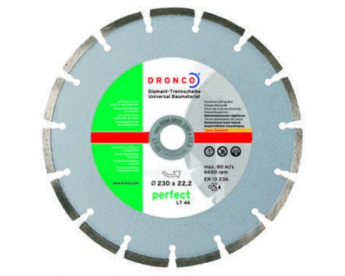 Алмазный сегментный диск Dronco LT-46 180 мм (4180185)