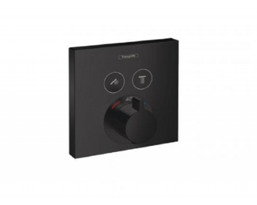 Смеситель для душа, Hansgrohe, ShowerSelect, цвет-черный матовый