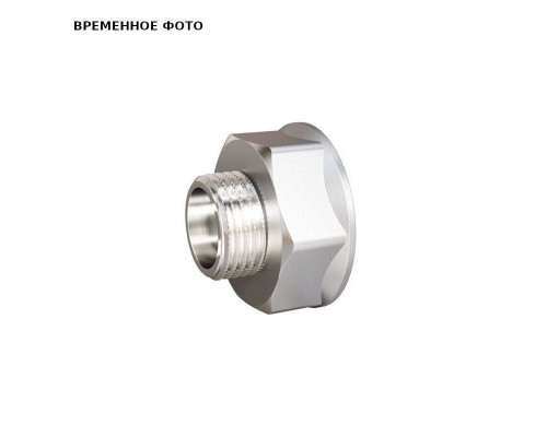 Переходник LD НВ 3/4" х 1/2" никелированный