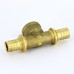Тройник В надвижной латунный REHAU 25x3/4"x25