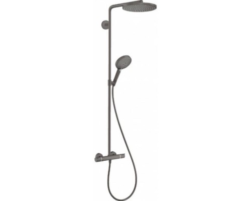 Душевая стойка, Hansgrohe, Raindance Select S, цвет-шлифованный черный хром Душевая стойка, Hansgrohe, Raindance Select S, цвет-шлифованный черный хром