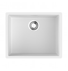Omoikiri Yamakawa 55T Integra WH Кухонная мойка из Tetogranit 55,6x22 см, цвет: белый 4997267