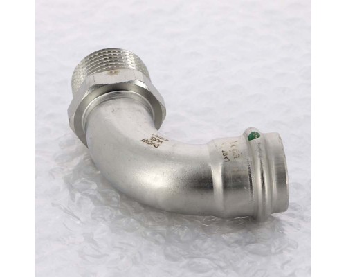 Угол пресс-Н нержавеющая сталь Sanpress Inox VIEGA 28x1"