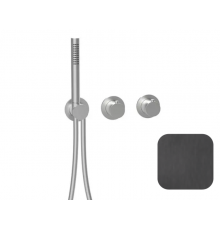 Смеситель для душа, Almar, Water Control Modular, на 2/3 потребителя, цвет-Absolute Black Brushed PVD