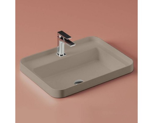 Раковина, Artceram, FUORI SCALA, шгв 605-455-153, отверстия для смесителя-1, цвет-Brown matera