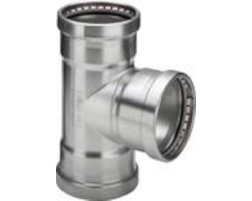 Тройник пресс нержавеющая сталь Sanpress Inox VIEGA 108x42x108 Тройник пресс нержавеющая сталь Sanpress Inox VIEGA 108x42x108