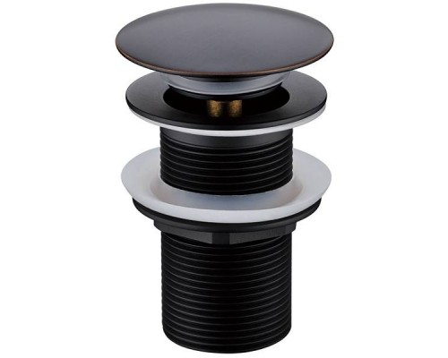 Boheme Донный клапан для раковины, Click-Clack, цвет: black 612-B