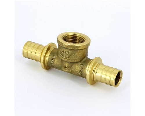 Тройник В надвижной латунный REHAU 25x3/4"x25