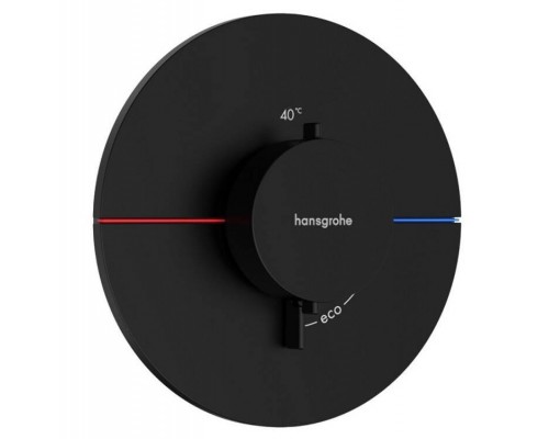 Смеситель для душа, Hansgrohe, ShowerSelect Comfort S, цвет-черный матовый