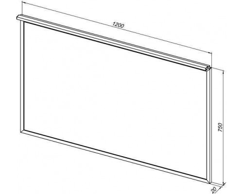 Allen Brau Priority Зеркало 120 см, цвет: медь 1.31018.60