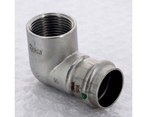 Угол пресс-В компактный нержавеющая сталь Sanpress Inox VIEGA 28x1"