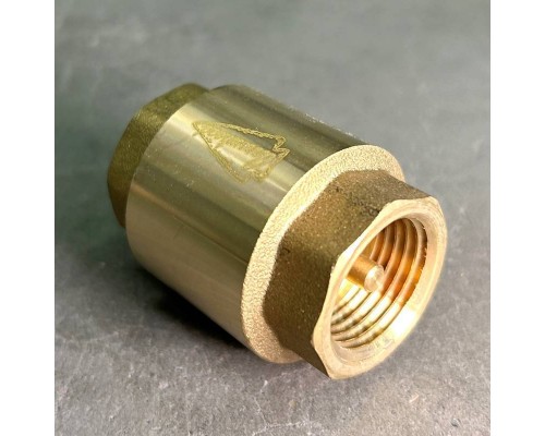 Клапан обратный ВВ 1/2" пружинный с латунным затвором