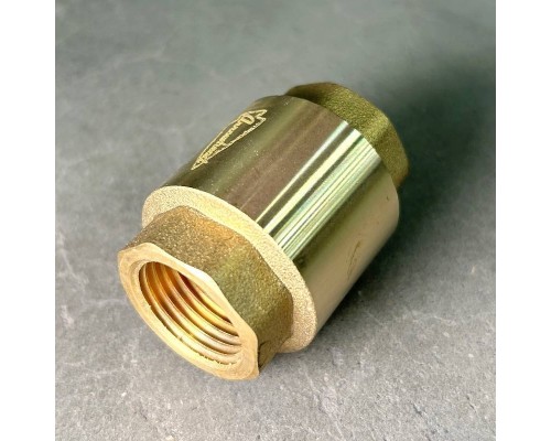 Клапан обратный ВВ 1/2" пружинный с латунным затвором