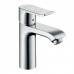 Смеситель для раковины HansGrohe 110 HG Metris однорычажный со сливным гарнитуром хром