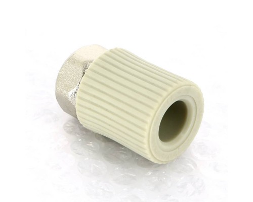 Муфта сварка-В с накидной гайкой FV-PLAST 16х1/2" и вварным латунным патрубком Муфта сварка-В с накидной гайкой FV-PLAST 16х1/2" и вварным латунным патрубком