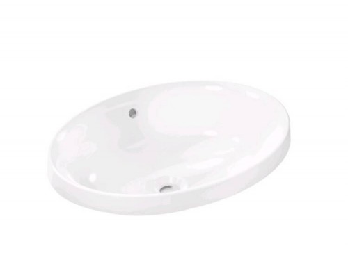 Раковина, Hansgrohe, Xuniva D, шгв 550-400-175, отверстия для смесителя-отсутствуют, цвет-белый