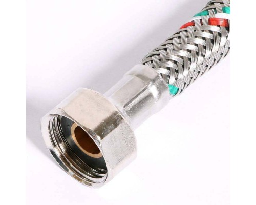 Гибкая подводка для смесителя UNI-FITT М10х1 - 1/2" 30 см оплетка из нержавеющей стали Гибкая подводка для смесителя UNI-FITT М10х1 - 1/2" 30 см оплетка из нержавеющей стали