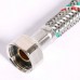 Гибкая подводка для смесителя UNI-FITT М10х1 - 1/2" 30 см оплетка из нержавеющей стали