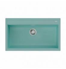 Мойка, OMOIKIRI, Kitagawa, шгв 860-510-220, отверстия для смесителя-5 промаркированных, цвет-Azur Blue