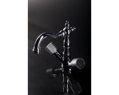 Boheme Royal Cristal Смеситель для раковины высокий, цвет: бронза матовая 312-Royal/CRST