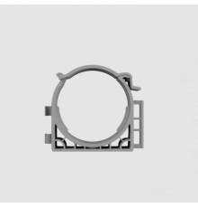 Клипса Flexag PS75-G, универсальная, цвет - серый