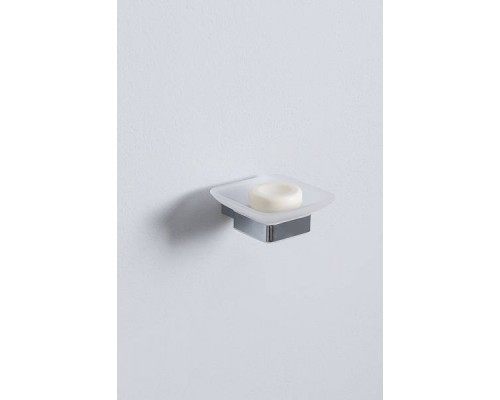 Allen Brau Infinity Мыльница для ванной, цвет: белый/хром 6.21004-00