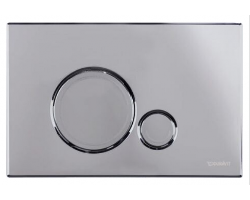 Клавиша смыва, Duravit, DuraSystem, для унитаза, шгв 230-6,5-150,5, цвет-хром