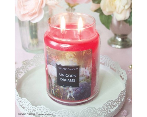 Декоративная свеча Village Candle Мечты единорога (92 грамма)