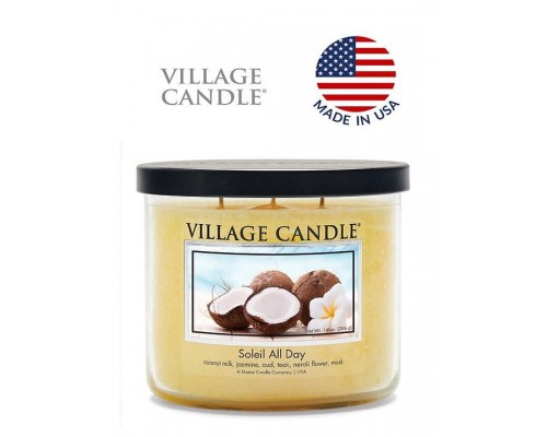 Декоративная свеча Village Candle Солнечный день (396 грамм)