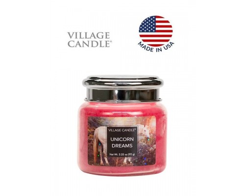 Декоративная свеча Village Candle Мечты единорога (92 грамма)
