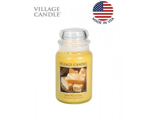 Декоративная свеча Village Candle Лимонный Пирог (602 грамма)