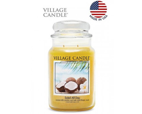 Декоративная свеча Village Candle Солнечный день (602 грамма)